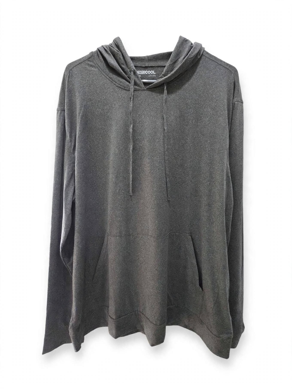 NWT 32 Degrees Cool Hoodie XXL Heather Grey Lightweight Stretch UPF 50+